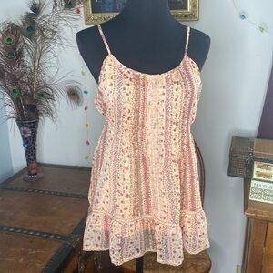 Degree Peach Spaghetti Strap sleeveless Blouse